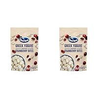 Greek Yogurt Covered Craisins®, Greek Yogurt Flavored, Covered Cranberries, Dried Fruit, 5 Oz Pouch (Pack of 2)