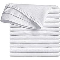 Premium 100% Birdseye Cotton Cloth Diapers for Baby, 6 Pack Reusable, Machine Wash, Multipurpose Flat Fold Unisex Cloth Diaper