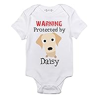 Personalized dog baby clothes Labrador Retriever baby gifts (18 months)