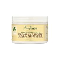 Jamaican Black Castor Oil Leave In Conditioner For Damaged Hair 100% Pure To Soften And Detangle 11.5oz