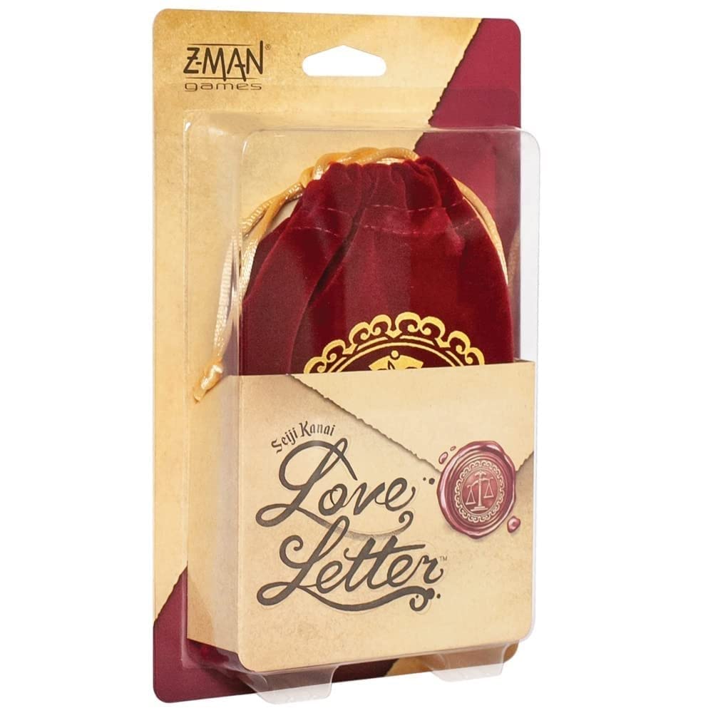 Love Letter Card Game | Classic Renaissance Strategy Game | Deduction and Player Elimination Game for Adults and Kids | Ages 10+ | 2-6 Players | Average Playtime 20 Minutes | Made by Z-Man Games
