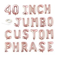 Jumbo Large Custom Rose Gold 40