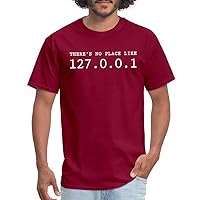 Spreadshirt There's No Place Like 127.0.0.1 Home Men's T-Shirt