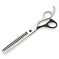 Household Stainless Steel Barber Scissors Set Direct Scissors Teeth Scissors Curved Scissors Bangs Thin Scissors Beauty Salon Scissors 黑白牙剪
