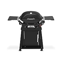 Q 2800N+ Liquid Propane Grill with Stand, Midnight Black