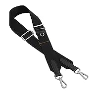Purse Wide Strap Replaceable Shoulder Crossbody Chain,Adjustable Canvas Shoulder Strap,Suitable for P.rada Hobo Handbag Tote Bag Or More (Silver,48.8 Inch)