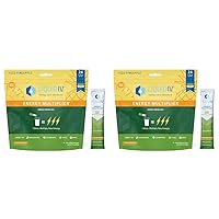 Liquid I.V. Energy Multiplier Yuzu Pineapple, 24 Individual Serving Stick Packs in Resealable Pouch (Pack of 2)
