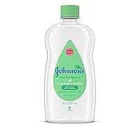 JOHNSON'S Aloe Vera & Vitamin E Baby Oil 20 oz (Pack of 4)