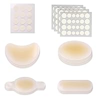 LotFancy Hydrocolloid Bandages, 15 Blister Pads and 172 Acne Patches, Pimple Patches for Face, Blister Bandages Cushion for Foot, Toe, Heel Blister Prevention & Recovery