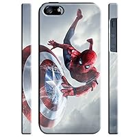 Captain America: Civil War & Characters for Iphone 5 5s SE Hard Case Cover (war32)