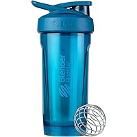 Strada Shaker Cup Perfect for Protein Shakes and Pre Workout, 28-Ounce, Ocean Blue