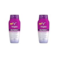 Vagisil Feminine Wash for Intimate Area Hygiene and Itchy, Dry Skin, Itch Protect+ Crème Wash, pH Balanced and Gynecologist Tested, 12oz (Pack of 2)