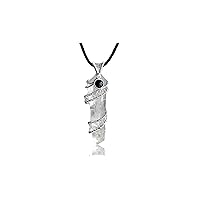 Healing Crystal Quartz Wire Wrapped Handmade Necklace With A Black Onyx Stone, Unisex Necklace, Gifts For Her, Mother's Day Gifts, Mother's Day Necklace, Gifts For Him - Clarity & Focus