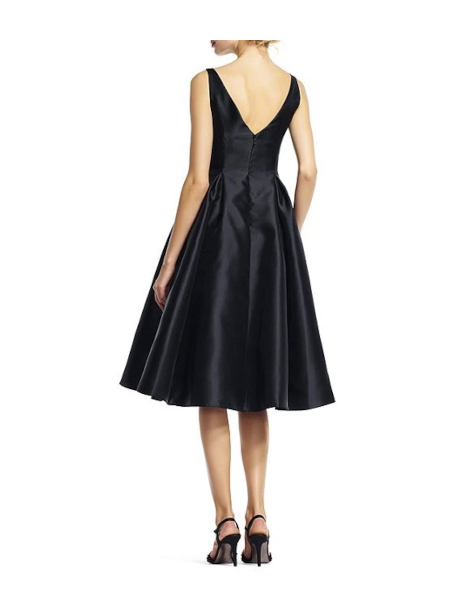 Adrianna Papell Women's Sleeveless Tea Length Dress