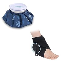 NEWGO Bundle of Ice Bag 6 Inch and Ankle Refillable Ice Bag