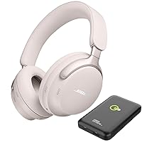 Bose QuietComfort Ultra Wireless Noise Cancelling Headphones with Spatial Audio, Over-The-Ear Headphones with Mic, Up to 24 Hours of Battery Life (QuietComfort Ultra, White Smoke)