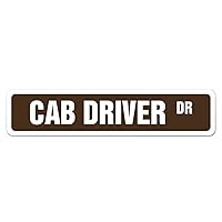 Cab Driver Street Signs Novelty 4