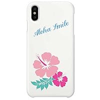 otas iPhone X Case Hard PC Cover White Case Hawaii Aloha Smile 888-71763