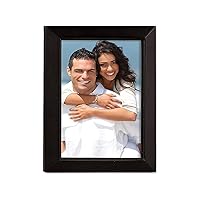 Lawrence Frames Estero Collection, Black Wood 8 by 10 Picture Frame