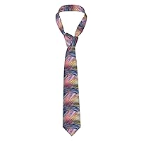 Black And White Pattern Print Men'S Novelty Necktie Ties With Unique Wedding, Business,Party Gifts Every Outfit