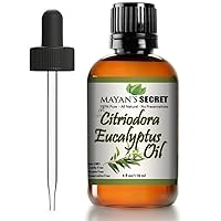 Pure Carrier and Essential oils for Skin Care, Hair, Body Moisturizer for Face-Anti Aging Skin Care (Citriodora Eucalyptus Oil, 4oz)