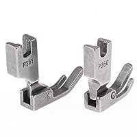 Phicus 2pcs/Pack Narrow Presser Foot No.P360/P361 Fits for Industrial Sewing Machines Sewing Machine Accessories