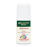 Ethnic Choice Organic Deo White Deodorant For Women Long Lasting 50 ml Roll on Natural Under Arms Skin Whitening and Lightening For Ladies, Aluminium Free