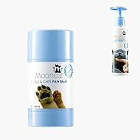 Kitten & Cat Acne Chin Treatment, First Cuztomized Cat Acne Cleanse Lotion (5 fl oz) Dogs & Cats Paw Balm Stick, Easy-to-Use Snout Soother Cats & Dogs Paw Moisturizer (2fl oz)