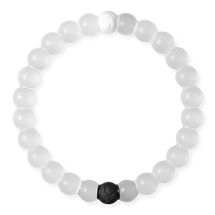 Lokai Beaded Bracelets for Women & Men, Classic Clear Style - Mental Health Awareness Bracelet Encourages Mental Wellness Slides-On for Comfortable Fit - Silicone Stretch Bead Bracelet Jewelry