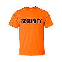 Security Short Sleeve T-Shirt Printed On Both Sides Police Patrol Mall Event Staff Uniform Concert Stadium Game+18483:18562