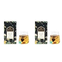 CHALI Herbal Tea Bags, Each Bag Contains 7 Kinds of Flowers or Herbs, All-Natural Blend for Relaxation, Wellness, Stay-up and Fatigue, 2.5g*18 Bags (Pack of 2)