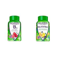 Vitamin B12 140 Count and MultiVites Gummy Vitamins 150 Count Bundle
