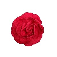 Dainty Fabric Peony Flower Brooches Pin Delicate Camellia Flower Brooch Classic for Women Wedding Party Dance Banquet Elegant Lapel Pins Dress Suit Ceremony Clothes Accessories Jewelry Gifts 100mm