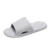 Mens Slippers Wide Width Memory Foam Fashion Couples Men Shower Room Home Non Slip Soft Comfortable Slippers for