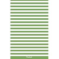 Fruits and Vegetable Inspire Green Cucumber and White Striped Journal Notebook with Lined Interior Pages. Organize Your Life by Color!: Sized for ... the Colors of Healthy Fruits and Vegetables)