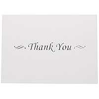 Wilton Simplicity Folded White, 100ct Blank Note Thank You Cards