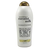 Ogx Conditioner Coconut Milk 25.4 Ounce (750ml) (Pack of 2)