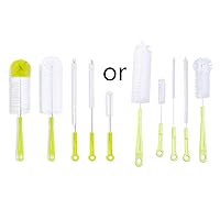 5 Pcs Long Handle Cleaning Brush Sets for Narrow-Mouth Baby Bottle Washing Sports Water Bottle Glass Tube Cleaner Household Kitchen Clean Tools Cleaning Repair Tool Kit