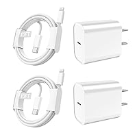 iPhone 11 12 13 Pro Max Fast Charger,[Apple MFi Certified] 2Set 20W USB-C Power Adapter Rapid Wall Charger Block with 10FT Long USB-C to Lightning Charging Cord for iPhone 13 12 11 Pro Max Xs Xr X 8