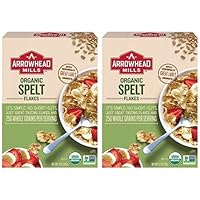 Arrowhead Mills Spelt Flakes Organic Cereal, 12 Ounce Box (Pack of 2)