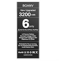4500mAh Replacement Battery for 6 (2020 2nd Generation), Upgrade Extra High Capacity Replacement Battery for 6（A2275 A2296 A2298） with Pro Replacement Tool Kit