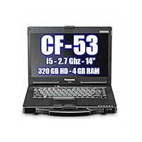 Toughbook PANASONIC CF-53 MK3 Intel CORE i5 2.7Ghz, 320GB Hard Drive, 4GB Ram, Windows 7 Pro