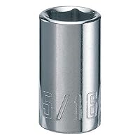 CRAFTSMAN Shallow Socket, SAE, 1/4-Inch Drive, 5/16-Inch, 6-Point (CMMT43495)