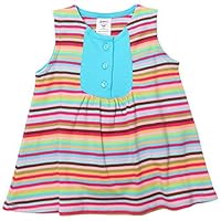 Zutano Super Stripe Darling Dress (Baby) - Multicolor-6 Months