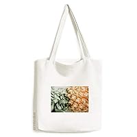 Fresh Tropical Fruit PineFruit Picture Tote Canvas Bag Shopping Satchel Casual Handbag