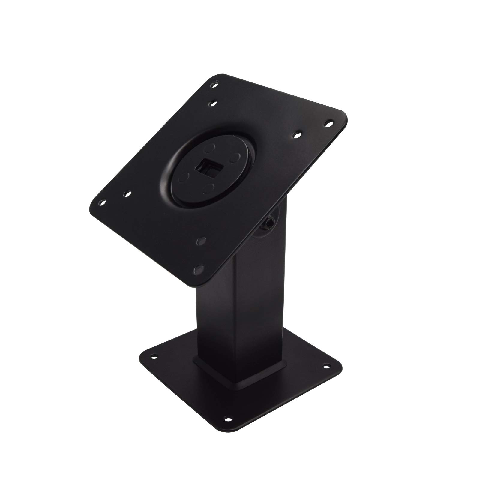 TABcare 180 Tilting 360 Rotating Metal Mount Support 75x75 100x100 VESA Used as Desktop Stand or Wall Mount(Black)