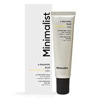 Minimalist 8% L-Ascorbic Acid Lip Treatment Balm with Vitamin E, Radianskin & Glycerine for Pigmented & Dark Lips | 12 gm