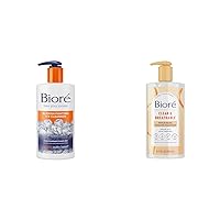 Biore Blemish Fighting and Pore Clarifying Acne Cleansers with Salicylic Acid, 6.77 Ounce Each