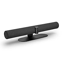 Jabra PanaCast 50 – Intelligent 180° Panoramic-4K Meeting Room Video Camera – Inclusive Video Conferencing Camera with Full Room Coverage, Easy to Set-Up Wide Angle Webcam with Microphones - Black