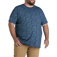 Harbor Bay by DXL Men's Big and Tall Floral Print T-Shirt